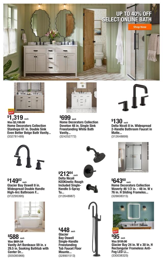 Catalogue Home Depot from 10/02/2025