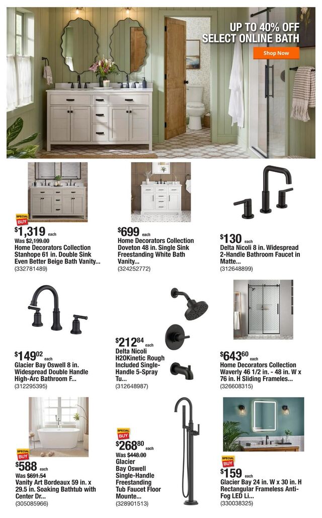 Catalogue Home Depot from 10/02/2025