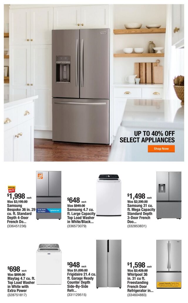 Catalogue Home Depot from 10/02/2025