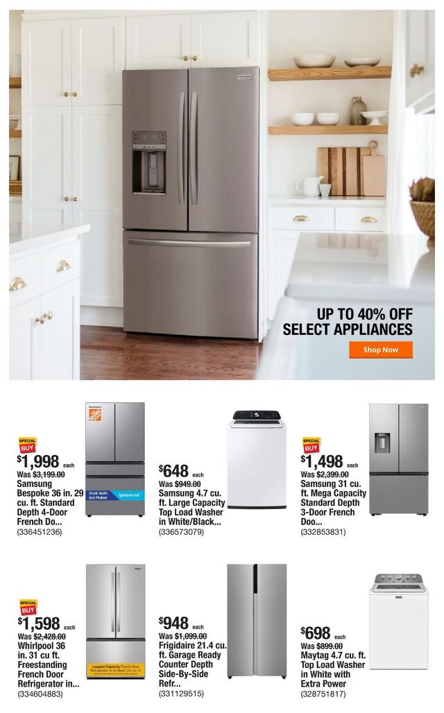 Catalogue Home Depot from 10/02/2025