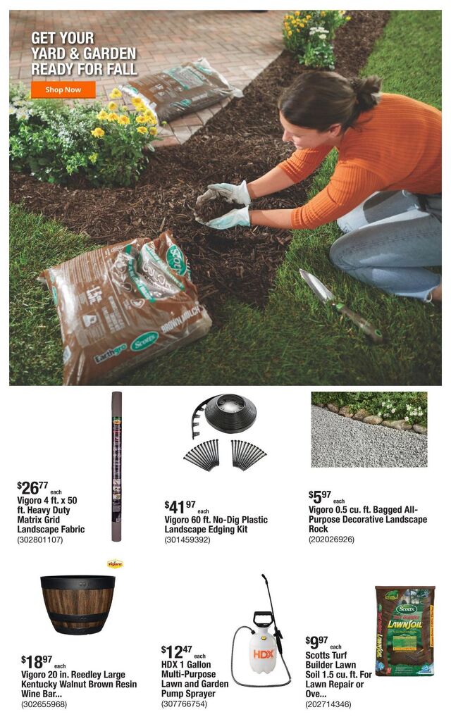 Catalogue Home Depot from 10/02/2025