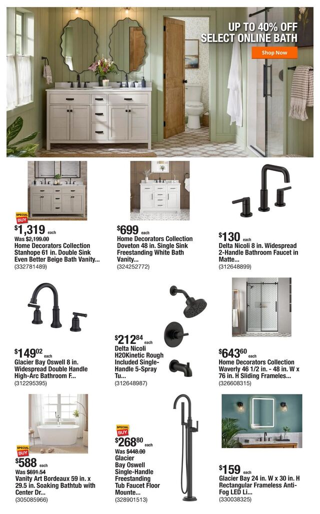 Catalogue Home Depot from 10/02/2025