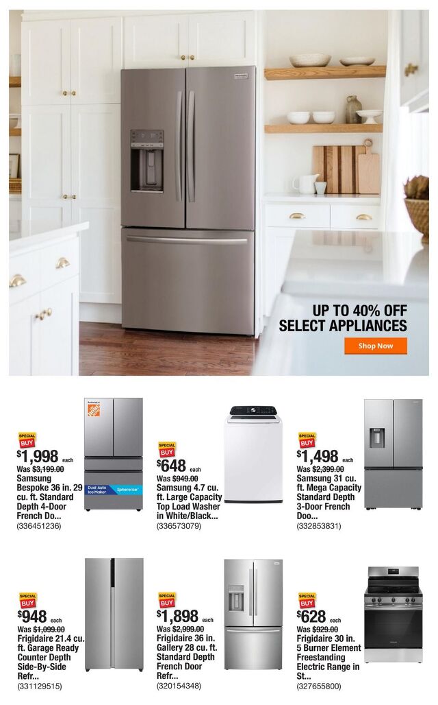 Catalogue Home Depot from 10/02/2025