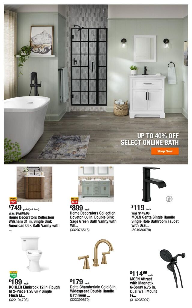 Catalogue Home Depot from 10/09/2025