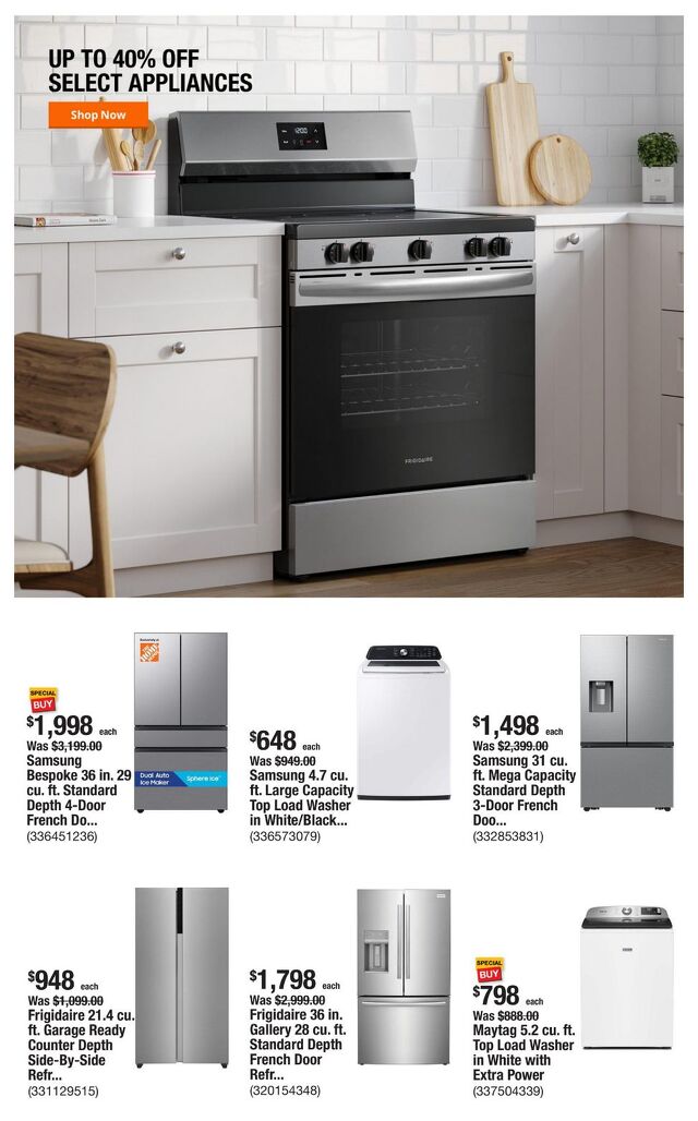 Catalogue Home Depot from 10/16/2025