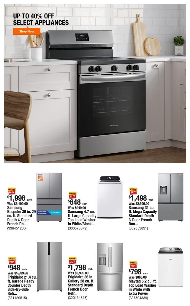 Catalogue Home Depot from 10/16/2025