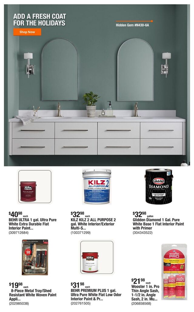 Catalogue Home Depot from 10/16/2025