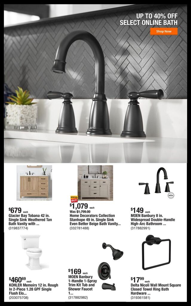 Catalogue Home Depot from 10/13/2025