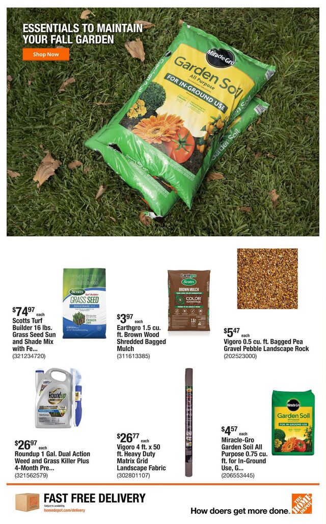 Catalogue Home Depot from 10/16/2025