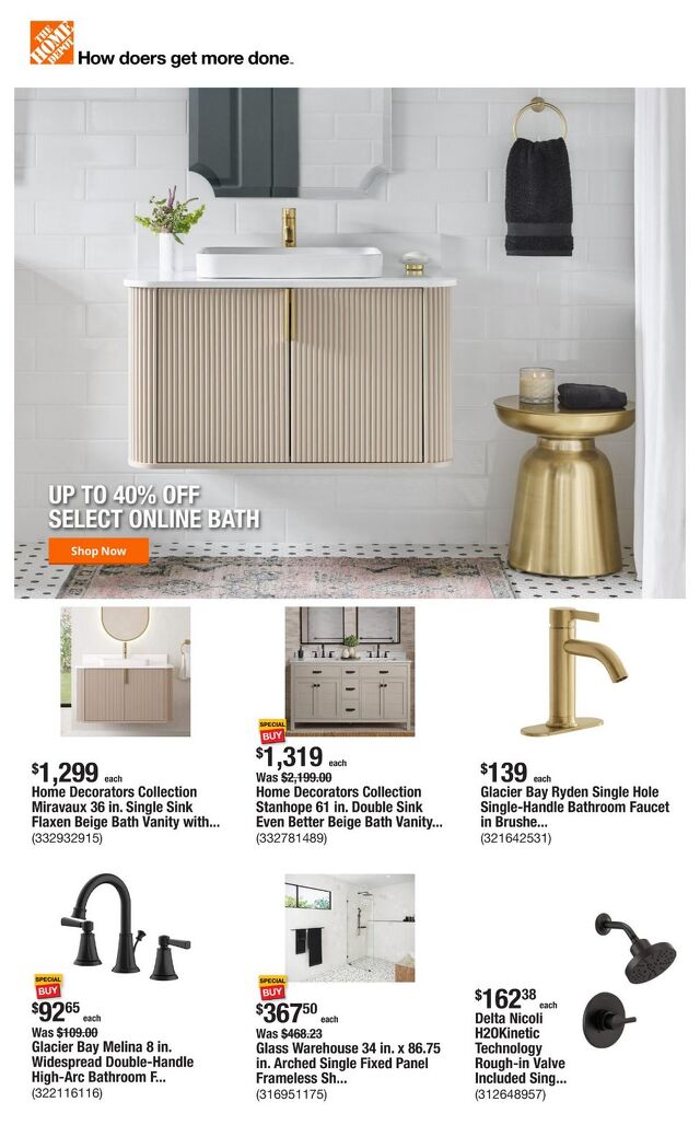 Catalogue Home Depot from 10/16/2025