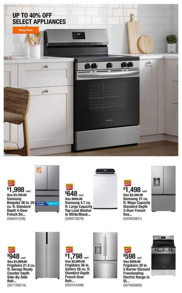 Catalogue Home Depot from 10/16/2025