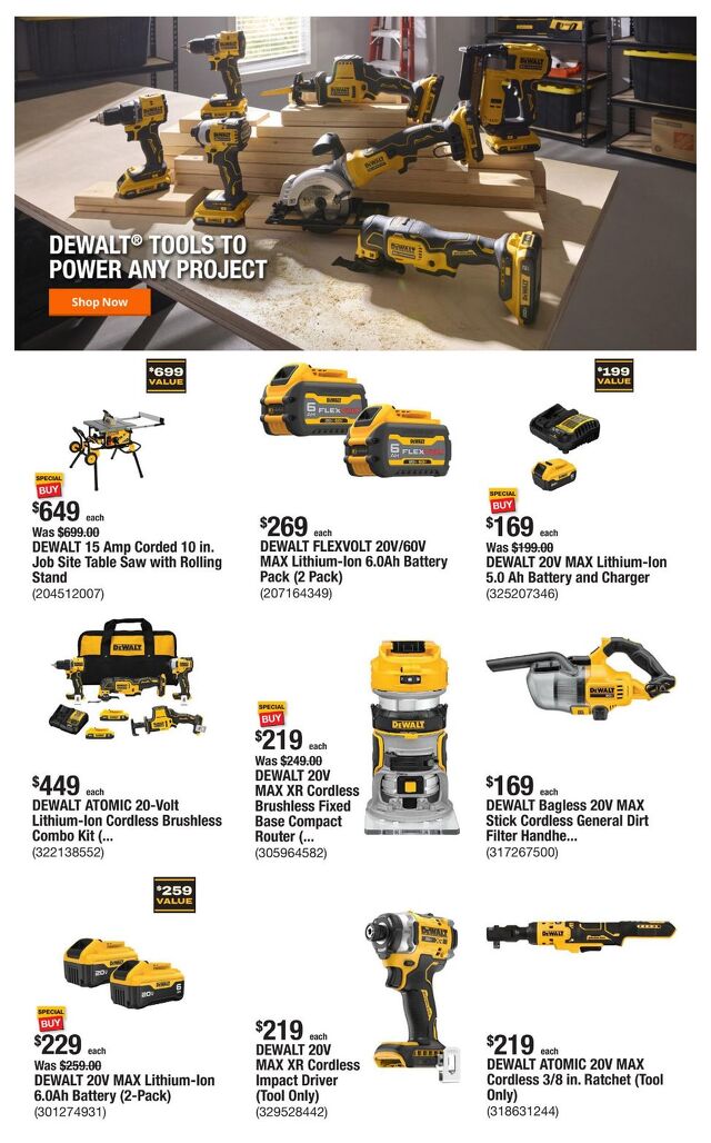 Catalogue Home Depot from 10/16/2025