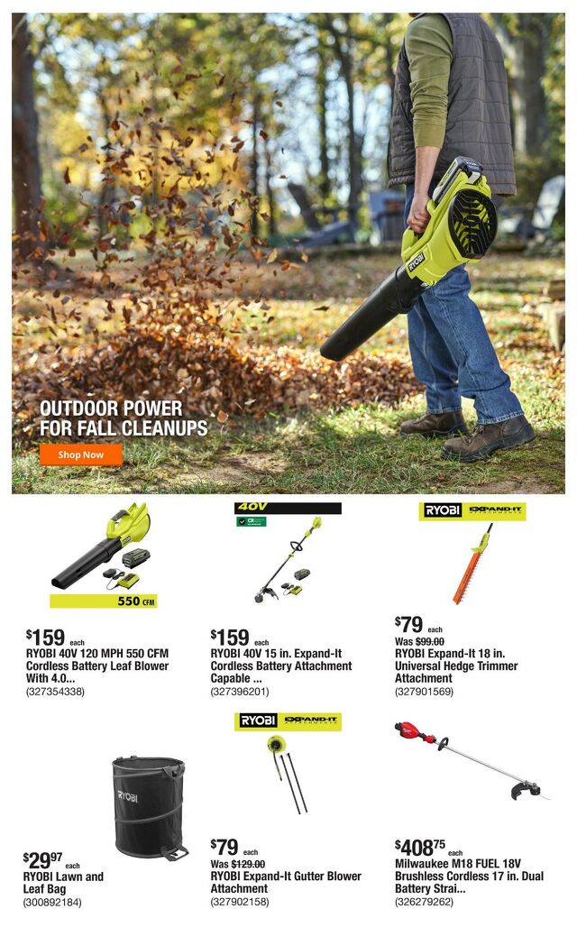 Catalogue Home Depot from 10/23/2025