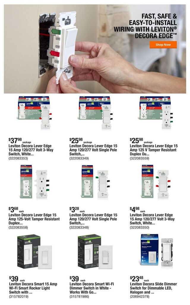 Catalogue Home Depot from 10/23/2025