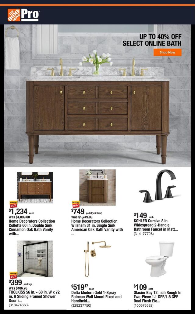 Catalogue Home Depot from 10/27/2025