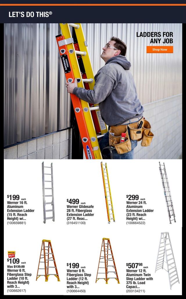 Catalogue Home Depot from 10/27/2025