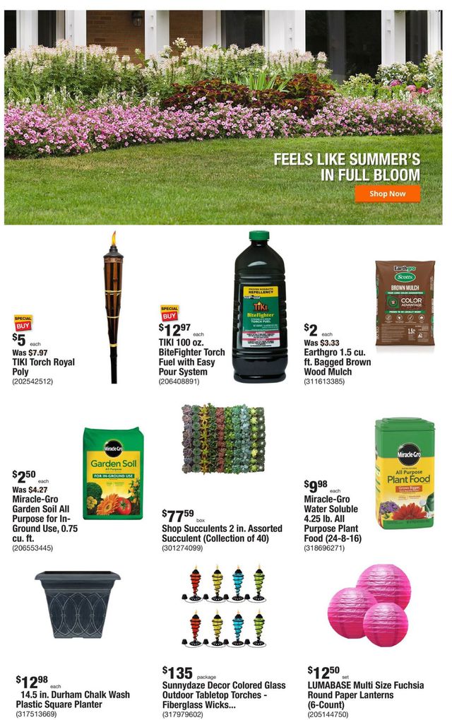 Catalogue Home Depot from 05/31/2022