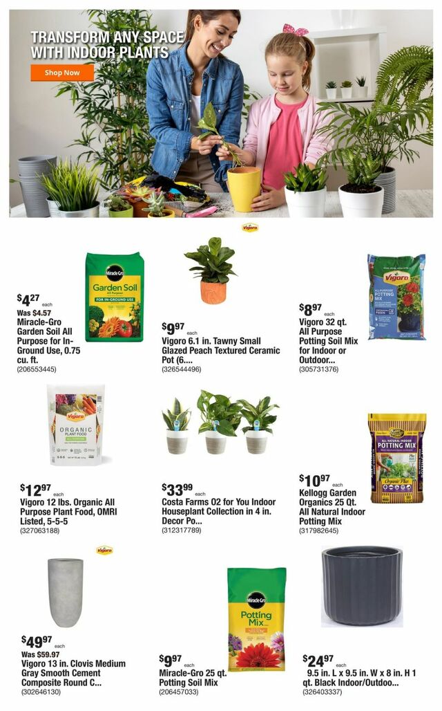 Catalogue Home Depot from 02/29/2024