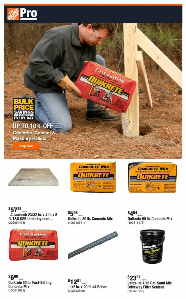 Catalogue Home Depot from 03/11/2024