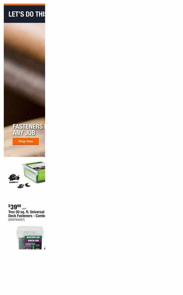 Catalogue Home Depot from 04/08/2024