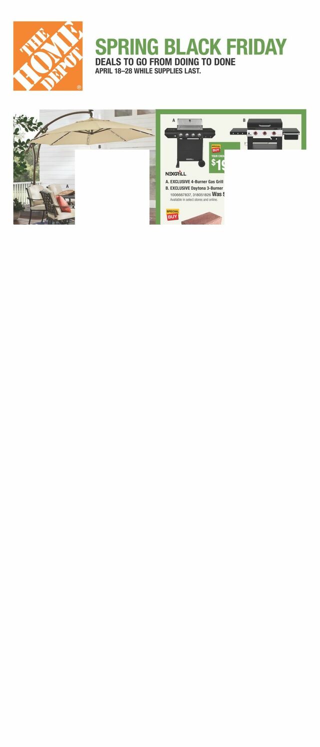 Catalogue Home Depot from 04/18/2024