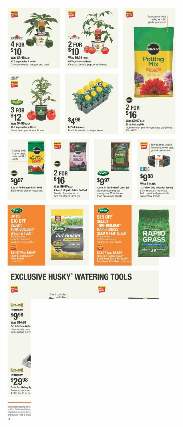 Catalogue Home Depot from 05/16/2024