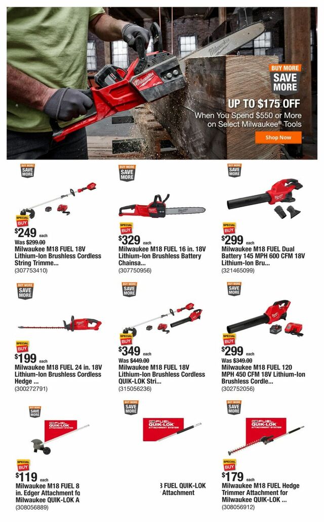 Catalogue Home Depot from 05/13/2024