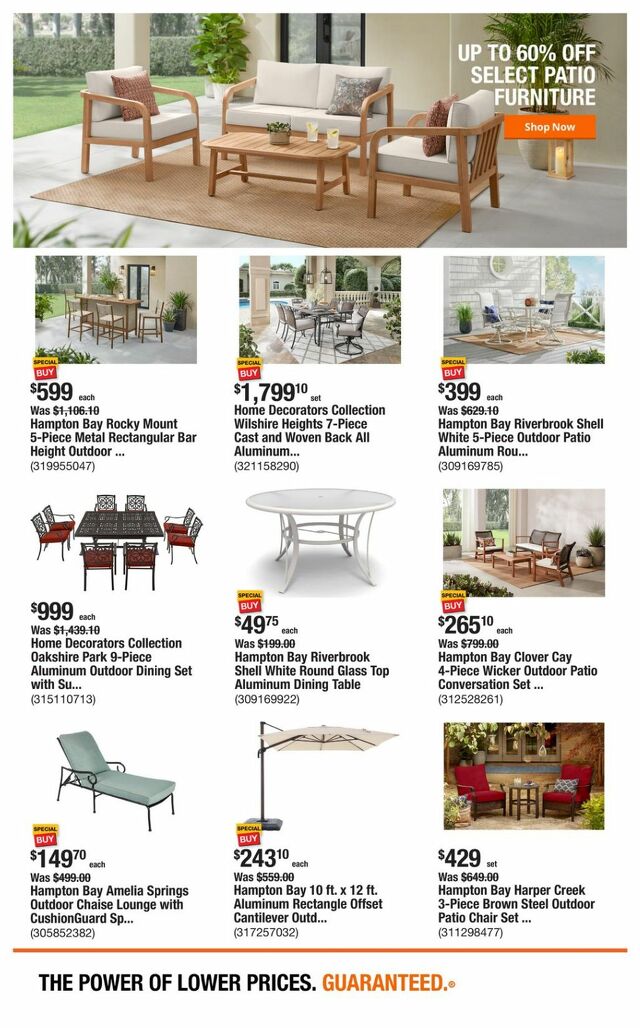 Catalogue Home Depot from 05/28/2024