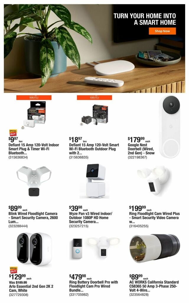 Catalogue Home Depot from 09/26/2024