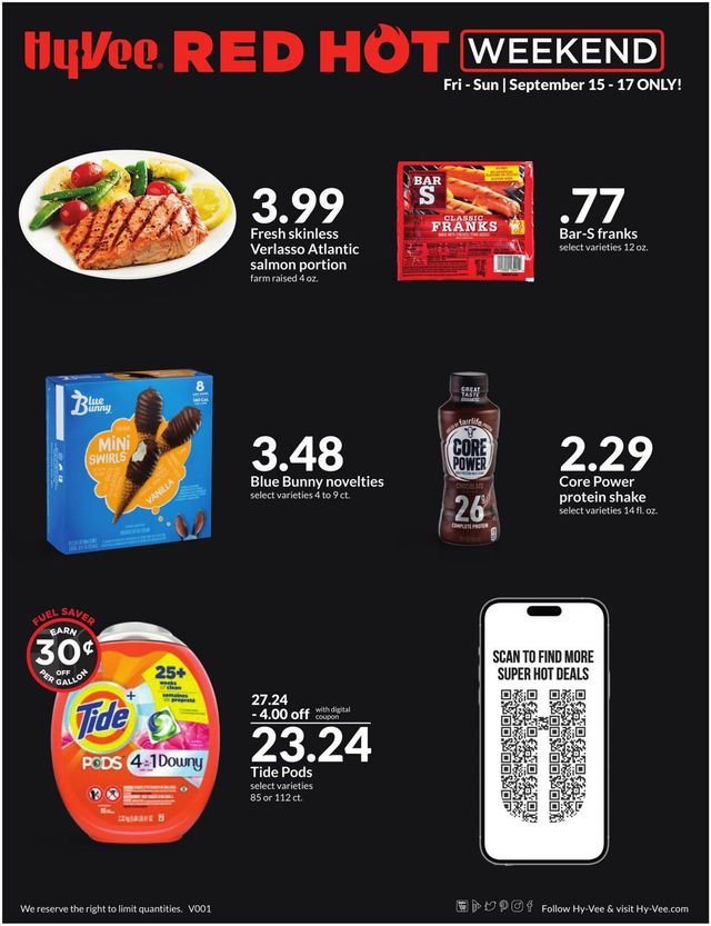 Catalogue HyVee from 09/15/2023