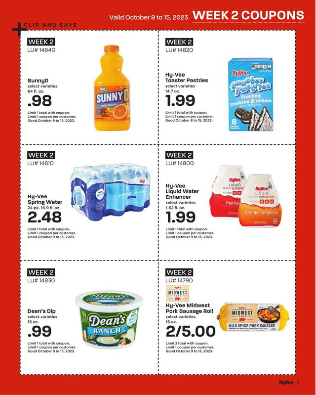 Catalogue HyVee from 10/01/2023