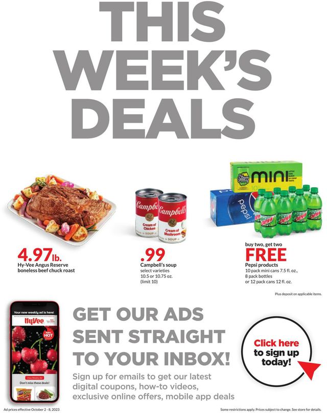 Catalogue HyVee from 10/02/2023