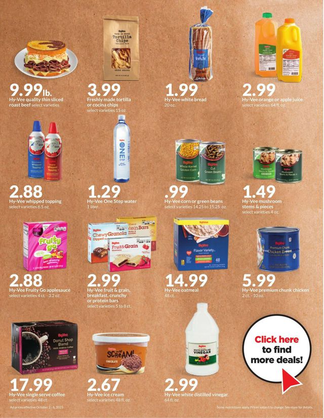 Catalogue HyVee from 10/02/2023