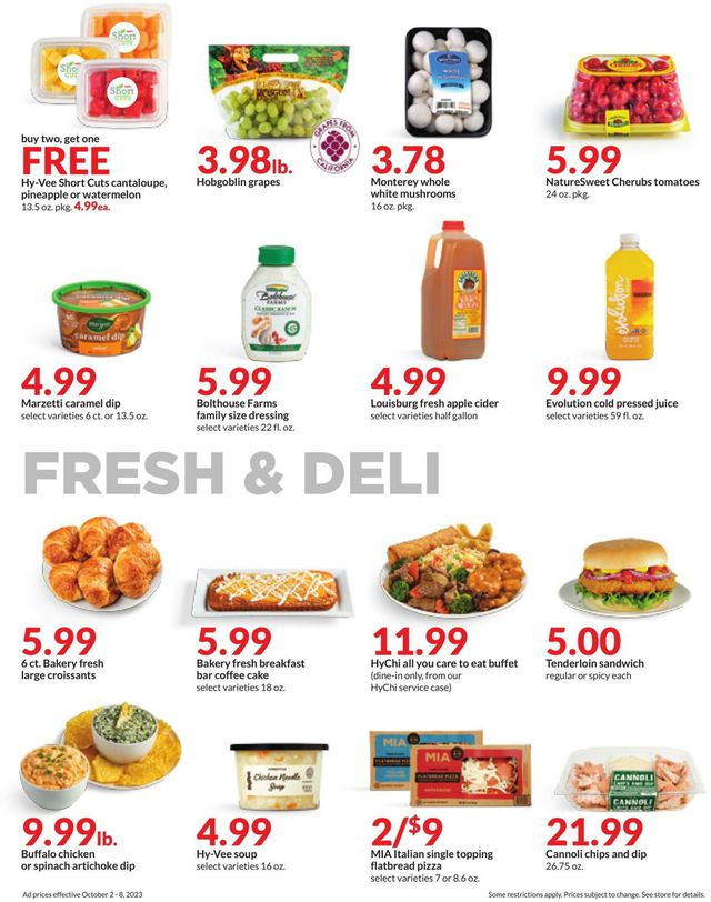 Catalogue HyVee from 10/02/2023