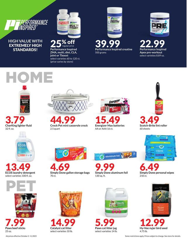 Catalogue HyVee from 10/02/2023