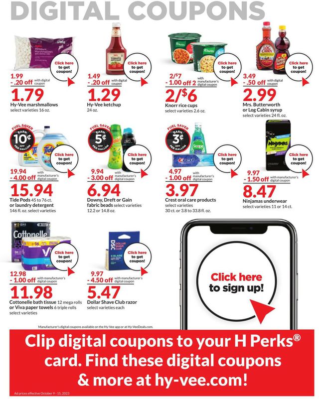 Catalogue HyVee from 10/09/2023