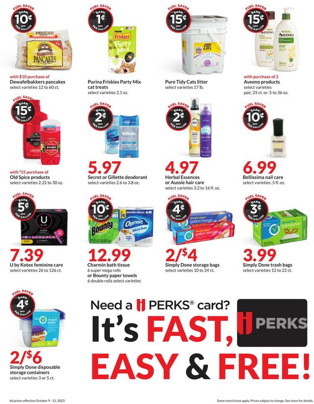 Catalogue HyVee from 10/09/2023