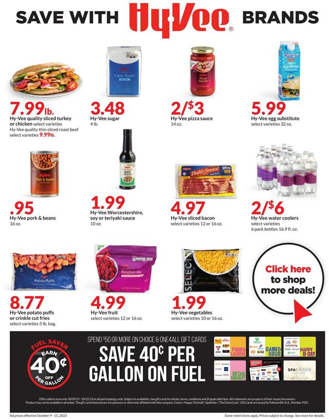 Catalogue HyVee from 10/09/2023