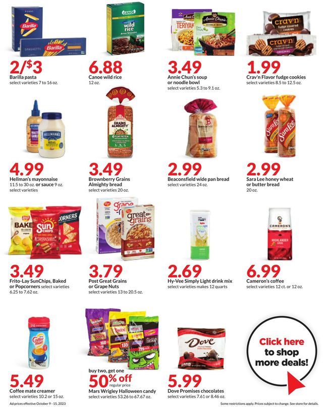 Catalogue HyVee from 10/09/2023