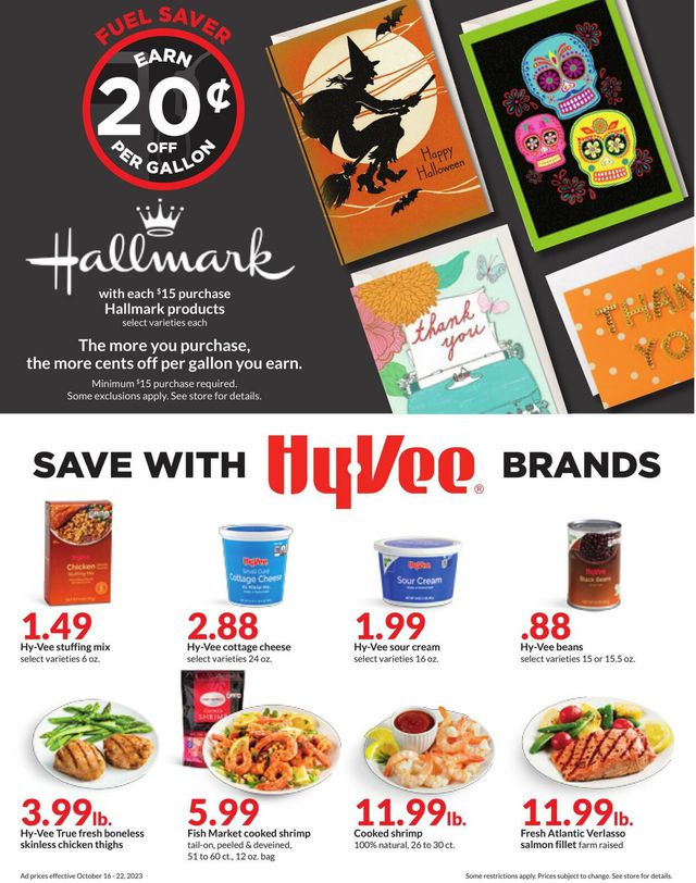 Catalogue HyVee from 10/16/2023
