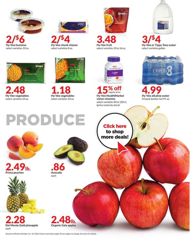 Catalogue HyVee from 10/16/2023