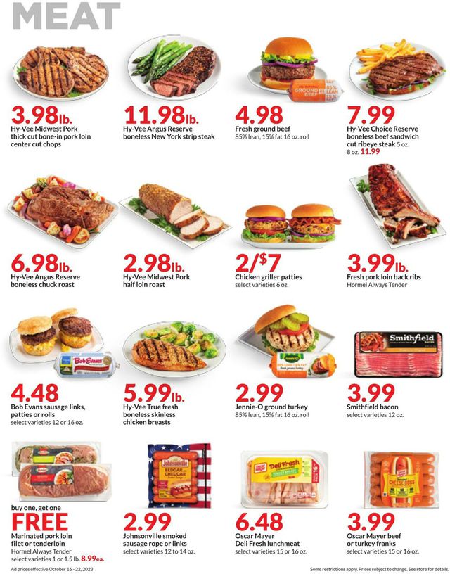 Catalogue HyVee from 10/16/2023
