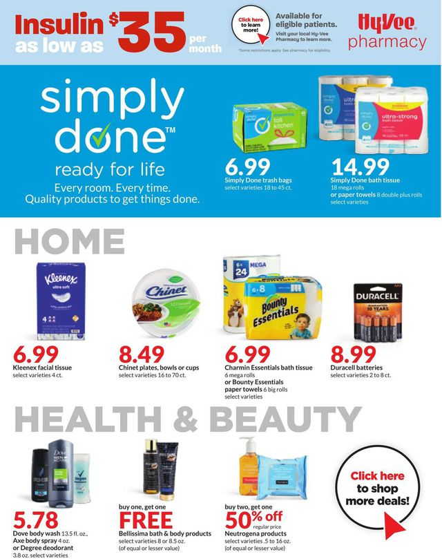 Catalogue HyVee from 10/16/2023