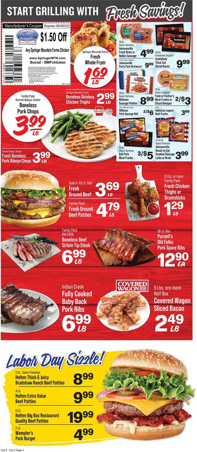 Catalogue IGA from 08/30/2023