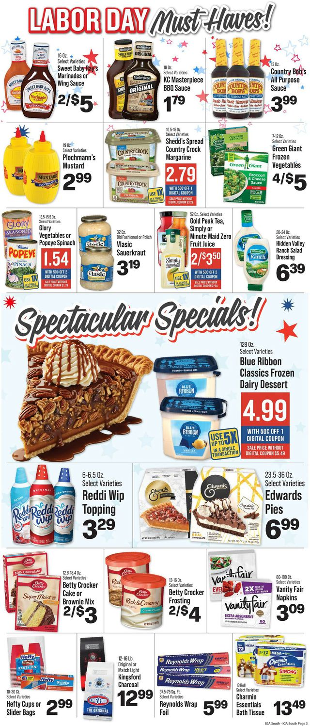 Catalogue IGA from 08/30/2023