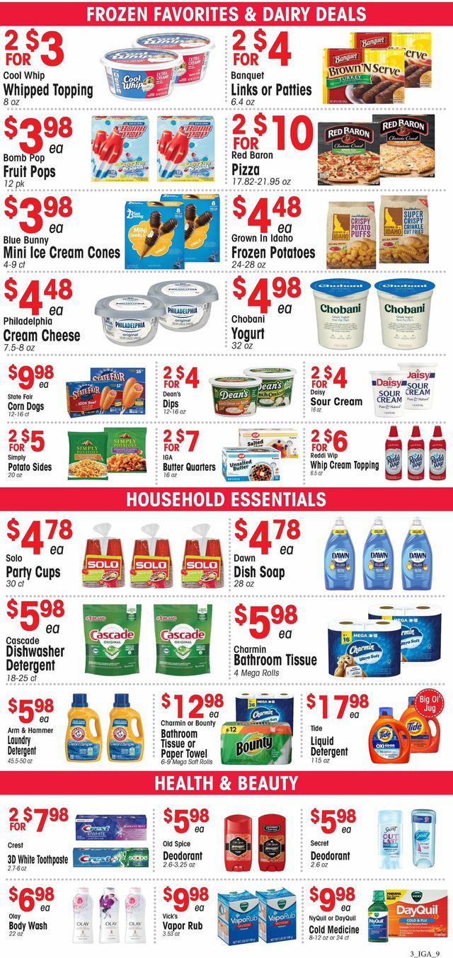 Catalogue IGA from 08/30/2023