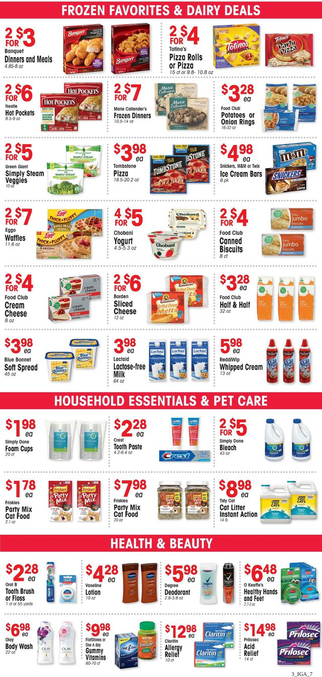 Catalogue IGA from 09/20/2023