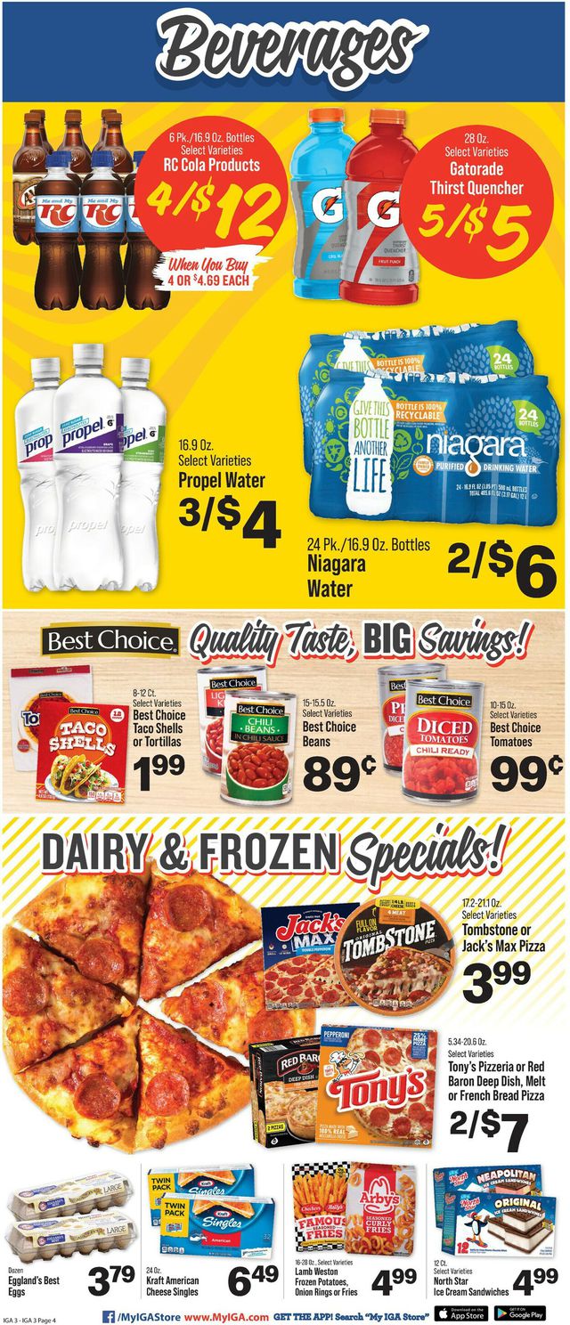 Catalogue IGA from 09/27/2023