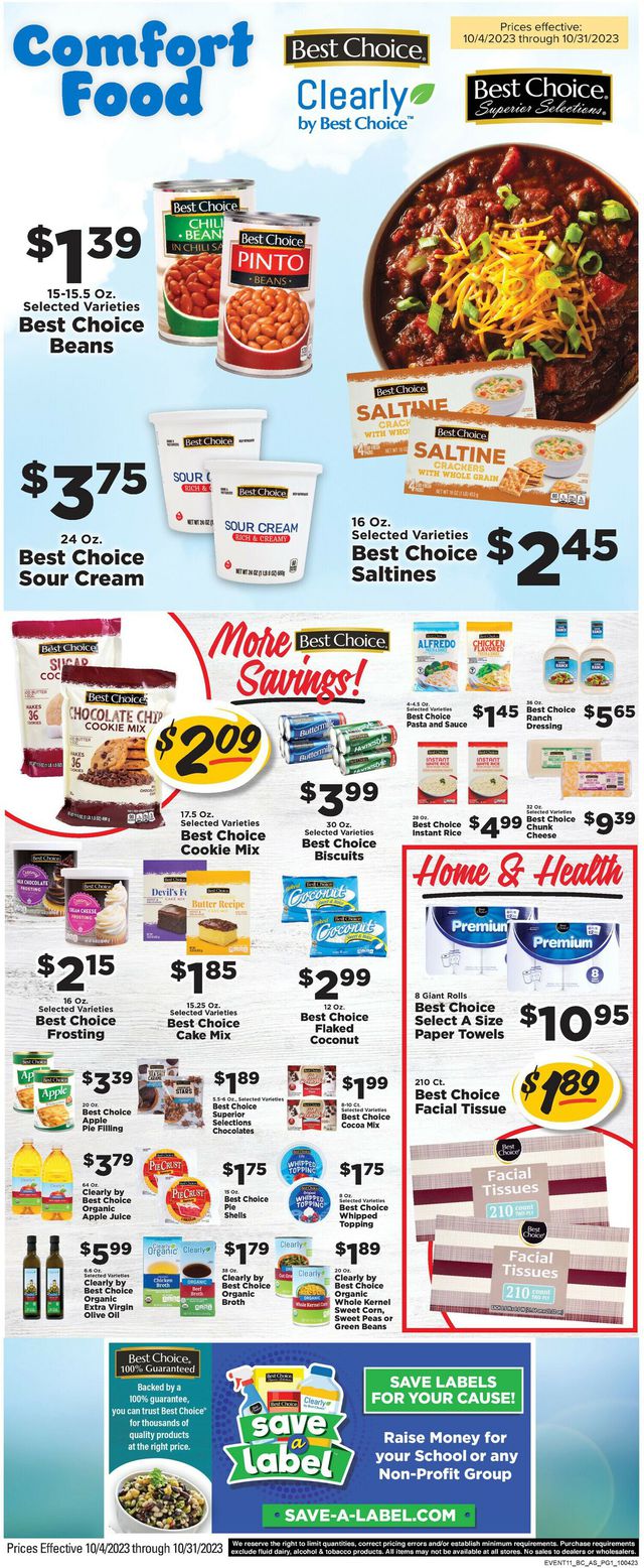 Catalogue IGA from 10/11/2023