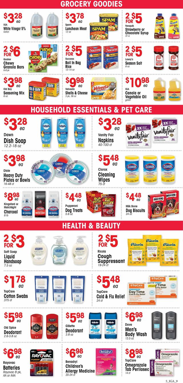 Catalogue IGA from 10/11/2023